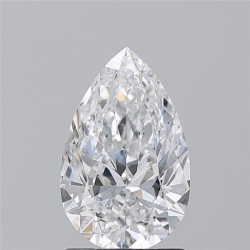 Diament szlif gruszkowy, 1.5ct, SI2, D, GIA 7531923325