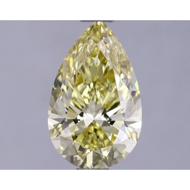 Diament laboratoryjny o barwie fantazyjnej szlif gruszkowy, 1.2ct, VVS1, Fancy Intense Yellow, IGI LG624431013