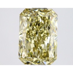 Diament laboratoryjny o barwie fantazyjnej radiant, 1.51ct, VVS2, Fancy Yellow, IGI LG662422875