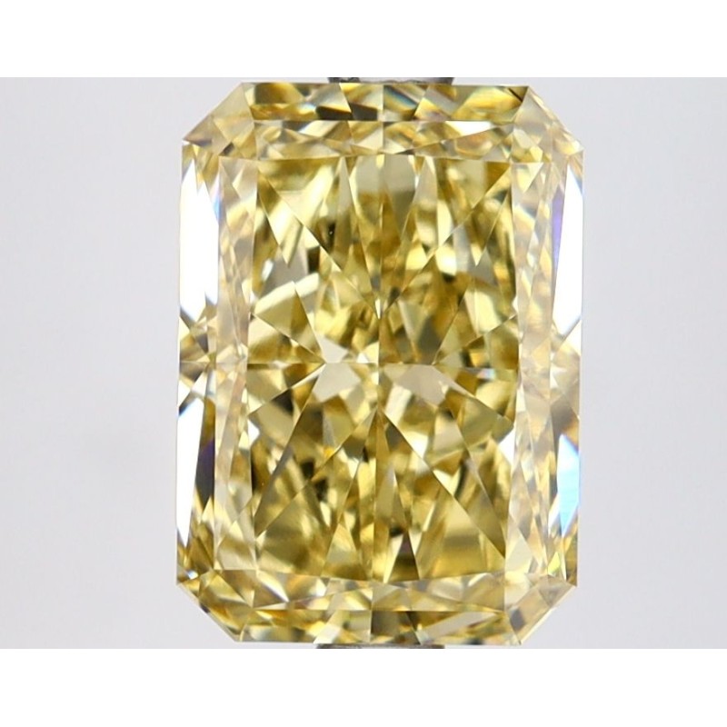 Diament laboratoryjny o barwie fantazyjnej radiant, 2.69ct, VVS2, Fancy Brownish Yellow, IGI LG662402253