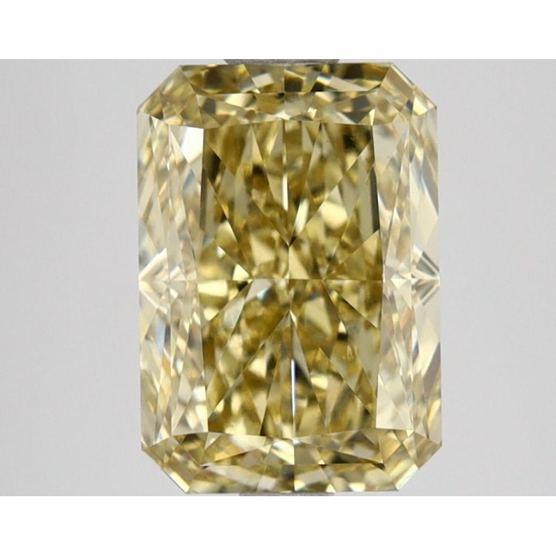 Diament laboratoryjny o barwie fantazyjnej radiant, 2.64ct, VVS2, Fancy Yellow, IGI LG654461132