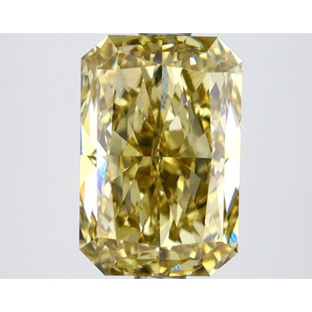 Diament laboratoryjny o barwie fantazyjnej radiant, 2.59ct, VVS2, Fancy Intense Gray Yellow, IGI LG647457853