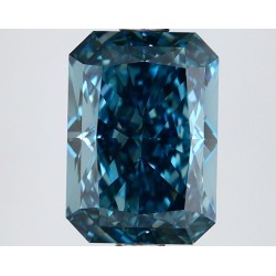 Diament laboratoryjny o barwie fantazyjnej radiant, 2.52ct, VVS2, Fancy Vivid Blue, IGI LG654418491