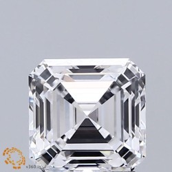 Diament laboratoryjny szlif szmaragdowy kwadratowy, 1.66ct, VVS2, D, IGI LG713574408