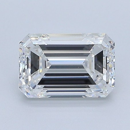 Diament laboratoryjny szlif szmaragdowy, 1.41ct, VVS2, E, IGI LG674560142