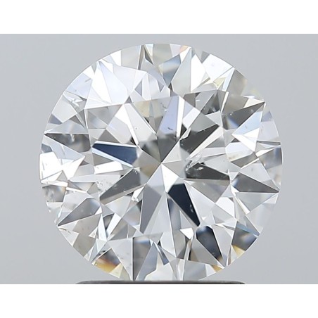 Diament szlif okrągły, 2ct, SI2, G, GIA 1232537769