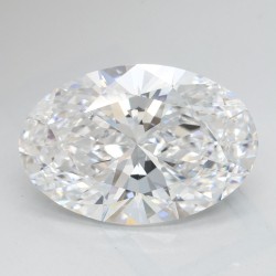 Diament laboratoryjny szlif owalny, 3ct, IF, D, IGI LG745507064