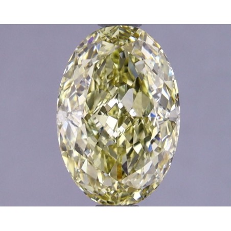 Diament laboratoryjny o barwie fantazyjnej szlif owalny, 1.53ct, VVS2, Fancy Intense Yellow, IGI LG624439932