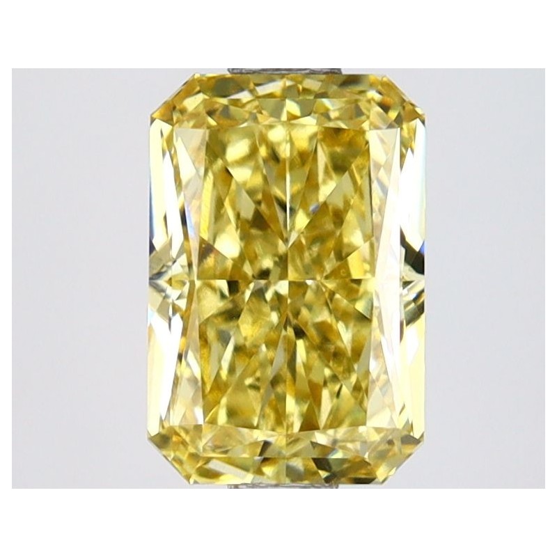 Diament laboratoryjny o barwie fantazyjnej radiant, 1.59ct, VVS2, Fancy Intense Yellow, IGI LG660483647
