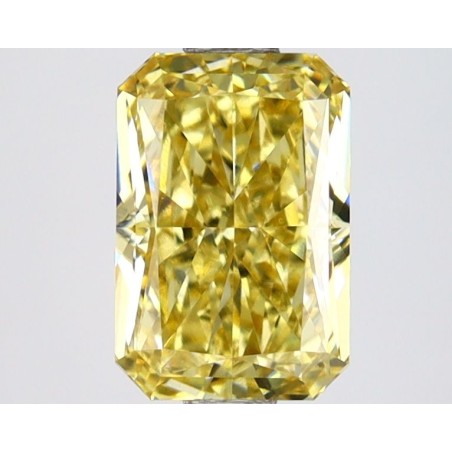 Diament laboratoryjny o barwie fantazyjnej radiant, 1.59ct, VVS2, Fancy Intense Yellow, IGI LG660483647