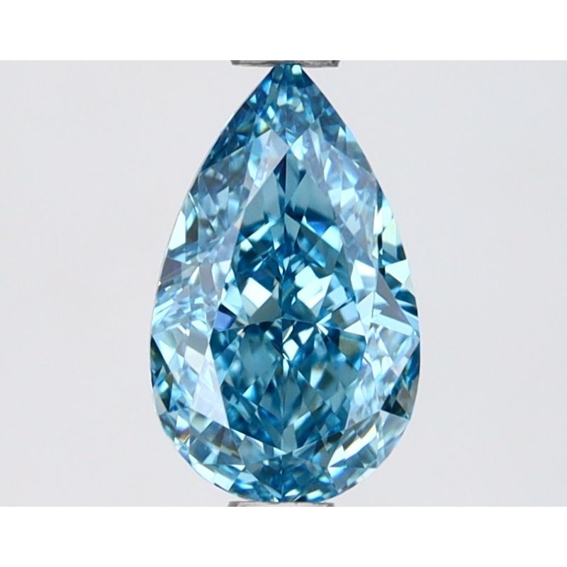 Diament laboratoryjny o barwie fantazyjnej szlif gruszkowy, 1.18ct, VVS2, Fancy Vivid Blue, IGI LG650412169