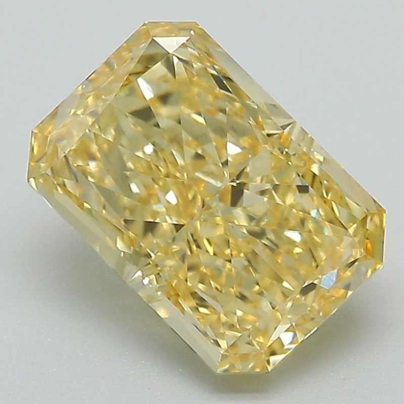 Diament laboratoryjny o barwie fantazyjnej radiant, 2.94ct, VVS2, Fancy Vivid Yellow, IGI LG650486400 Diament laboratoryjny o barwie fantazyjnej radiant, 2.94ct, VVS2, Fancy Vivid Yellow, IGI LG650486400