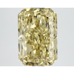 Diament laboratoryjny o barwie fantazyjnej radiant, 2.5ct, VVS2, Fancy Intense Yellow, IGI LG666411197
