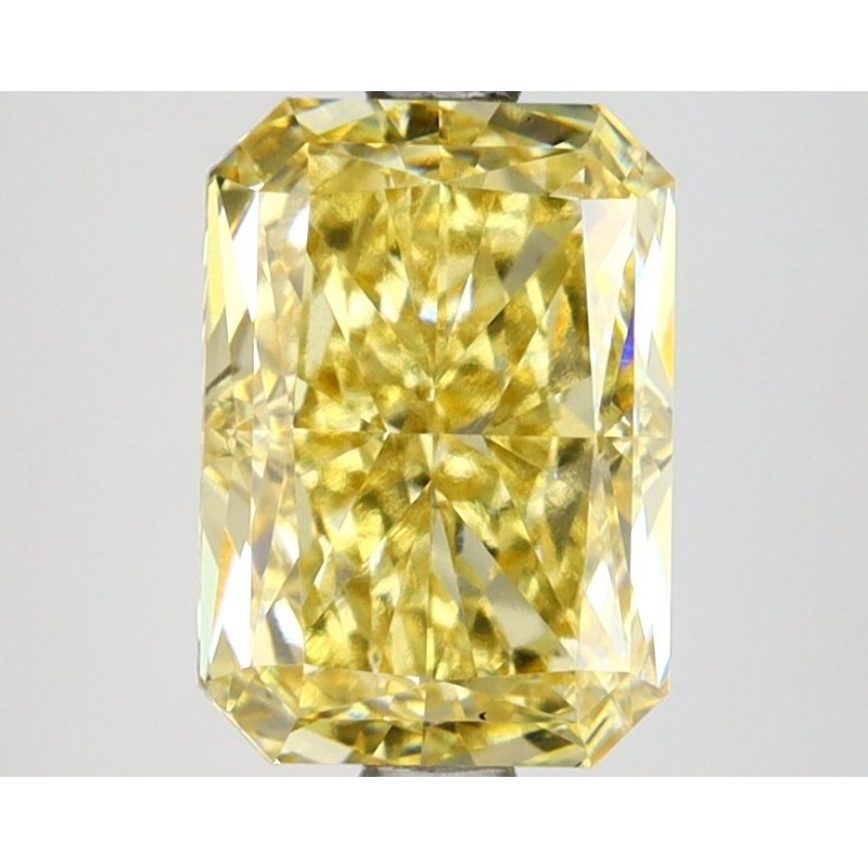 Diament laboratoryjny o barwie fantazyjnej radiant, 2.62ct, VVS2, Fancy Intense Yellow, IGI LG667456796