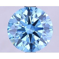 Diament laboratoryjny o barwie fantazyjnej szlif okrągły, 2.01ct, VVS2, Fancy Vivid Blue, IGI LG627458164