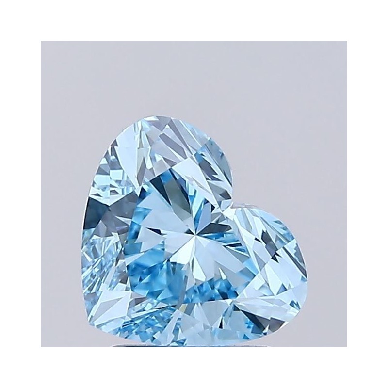 Diament laboratoryjny o barwie fantazyjnej serce, 2ct, VVS2, Fancy Vivid Blue, IGI LG739502341