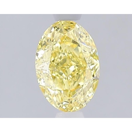 Diament laboratoryjny o barwie fantazyjnej szlif owalny, 1.08ct, VVS2, Fancy Intense Yellow, IGI LG700510386