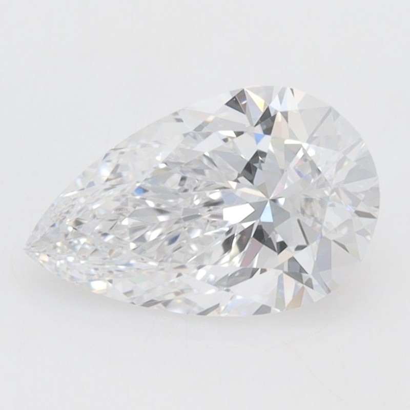 Diament laboratoryjny szlif gruszkowy, 1.35ct, IF, D, IGI LG644456567