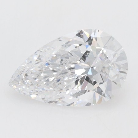 Diament laboratoryjny szlif gruszkowy, 1.35ct, IF, D, IGI LG644456567