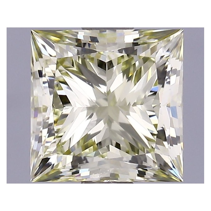 Diament laboratoryjny o barwie fantazyjnej szlif princess, 1.5ct, VVS2, Fancy Yellow, IGI LG625461062