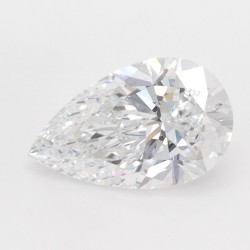 Diament laboratoryjny szlif gruszkowy, 1.26ct, IF, D, IGI LG665410594