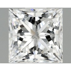 Diament laboratoryjny szlif princess, 1.1ct, VVS2, E, IGI LG741528478