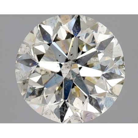 Diament szlif okrągły, 2ct, SI2, I, HRD 250000223386