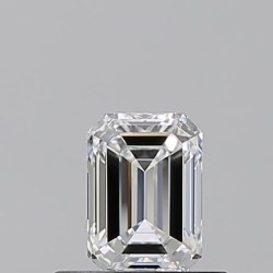 Diament szlif szmaragdowy, 0.54ct, VVS2, F, GIA 2496055278