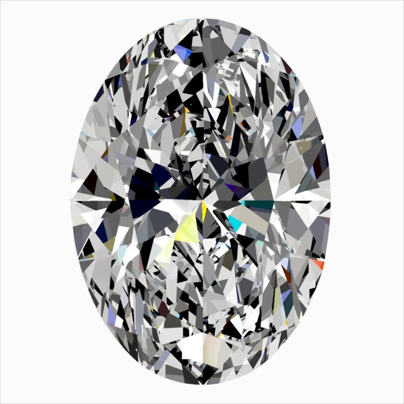 Diament szlif owalny, 0.56ct, VS2, D, GIA 6545190064