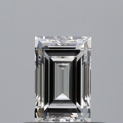Diament bagietka, 0.43ct, VS1, D, GIA 5533323938