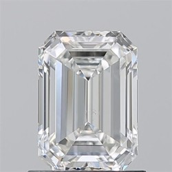 Diament szlif szmaragdowy, 1.1ct, SI1, G, GIA 6545213373