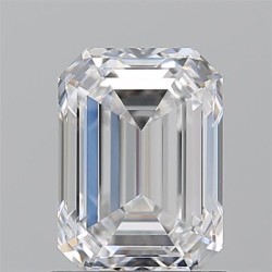 Diament szlif szmaragdowy, 1.51ct, VS1, E, GIA 5543177116
