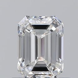Diament szlif szmaragdowy, 0.7ct, VS2, F, GIA 1537397748