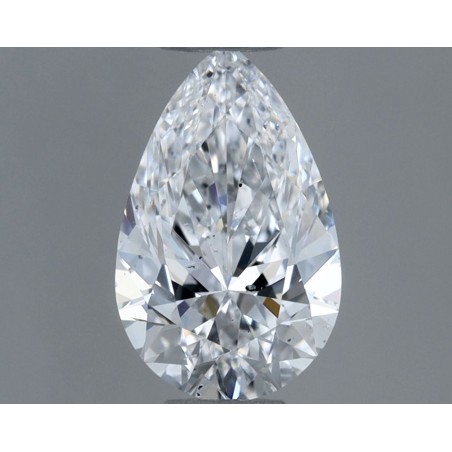 Diament szlif gruszkowy, 0.61ct, SI2, D, GIA 2548201672