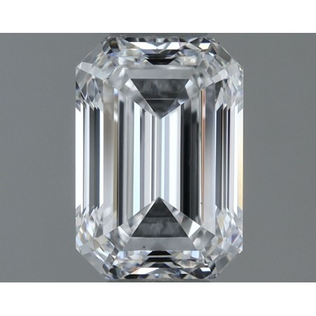 Diament szlif szmaragdowy, 0.8ct, VS2, D, GIA 6542212735