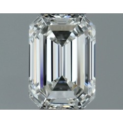 Diament szlif szmaragdowy, 0.5ct, VVS2, H, GIA 2547220219