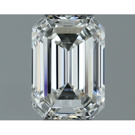 Diament szlif szmaragdowy, 0.5ct, VVS2, H, GIA 2547220219