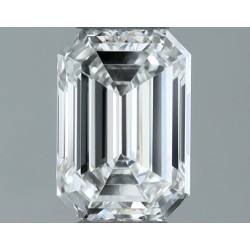 Diament szlif szmaragdowy, 0.5ct, VS1, F, GIA 5543213886