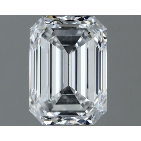Diament szlif szmaragdowy, 0.8ct, VS2, D, GIA 7532705441