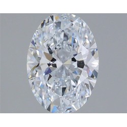 Diament laboratoryjny szlif owalny, 2ct, VVS1, E, IGI LG747515137