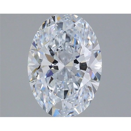 Diament laboratoryjny szlif owalny, 2ct, VVS1, E, IGI LG747515137