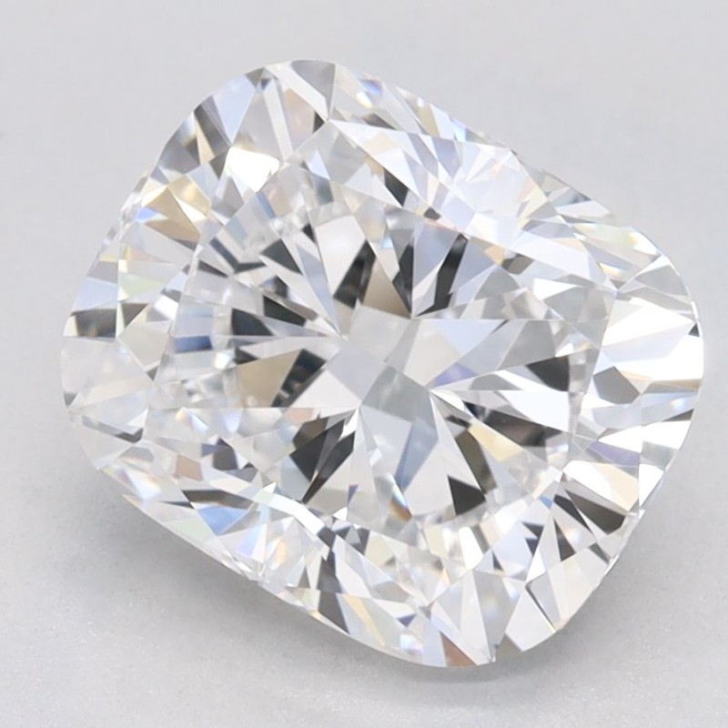 Diament laboratoryjny szlif poduszkowy brylantowy, 2.69ct, VVS2, D, GIA 6501745062