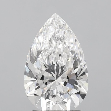 Diament laboratoryjny szlif gruszkowy, 1.58ct, VVS2, D, IGI LG747523236