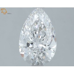 Diament laboratoryjny szlif gruszkowy, 1.57ct, VVS2, E, IGI LG674552676