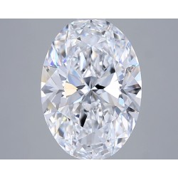 Diament laboratoryjny szlif owalny, 3ct, VVS2, D, IGI LG743580384