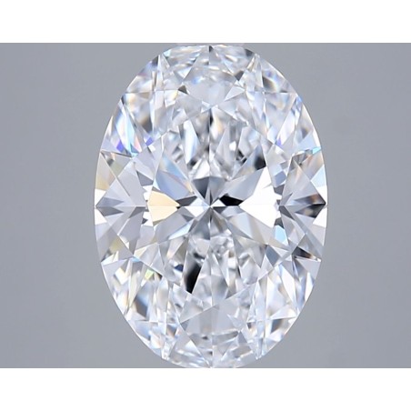 Diament laboratoryjny szlif owalny, 3ct, VVS2, D, IGI LG743580384