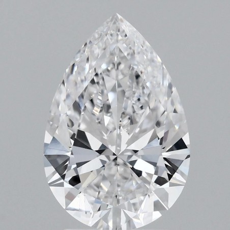 Diament laboratoryjny szlif gruszkowy, 3ct, VVS2, D, IGI LG702503360