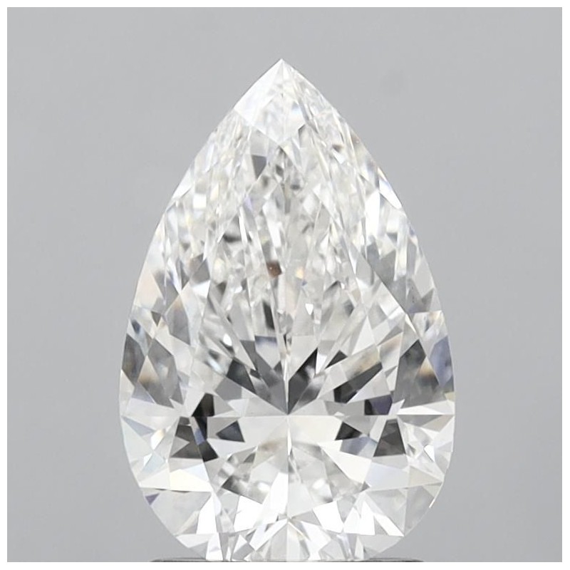 Diament laboratoryjny szlif gruszkowy, 2.1ct, VVS2, F, IGI LG747570198