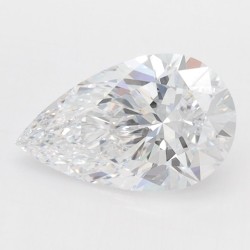 Diament laboratoryjny szlif gruszkowy, 1.52ct, IF, D, IGI LG668432049