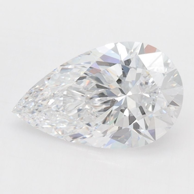 Diament laboratoryjny szlif gruszkowy, 1.52ct, IF, D, IGI LG668432049